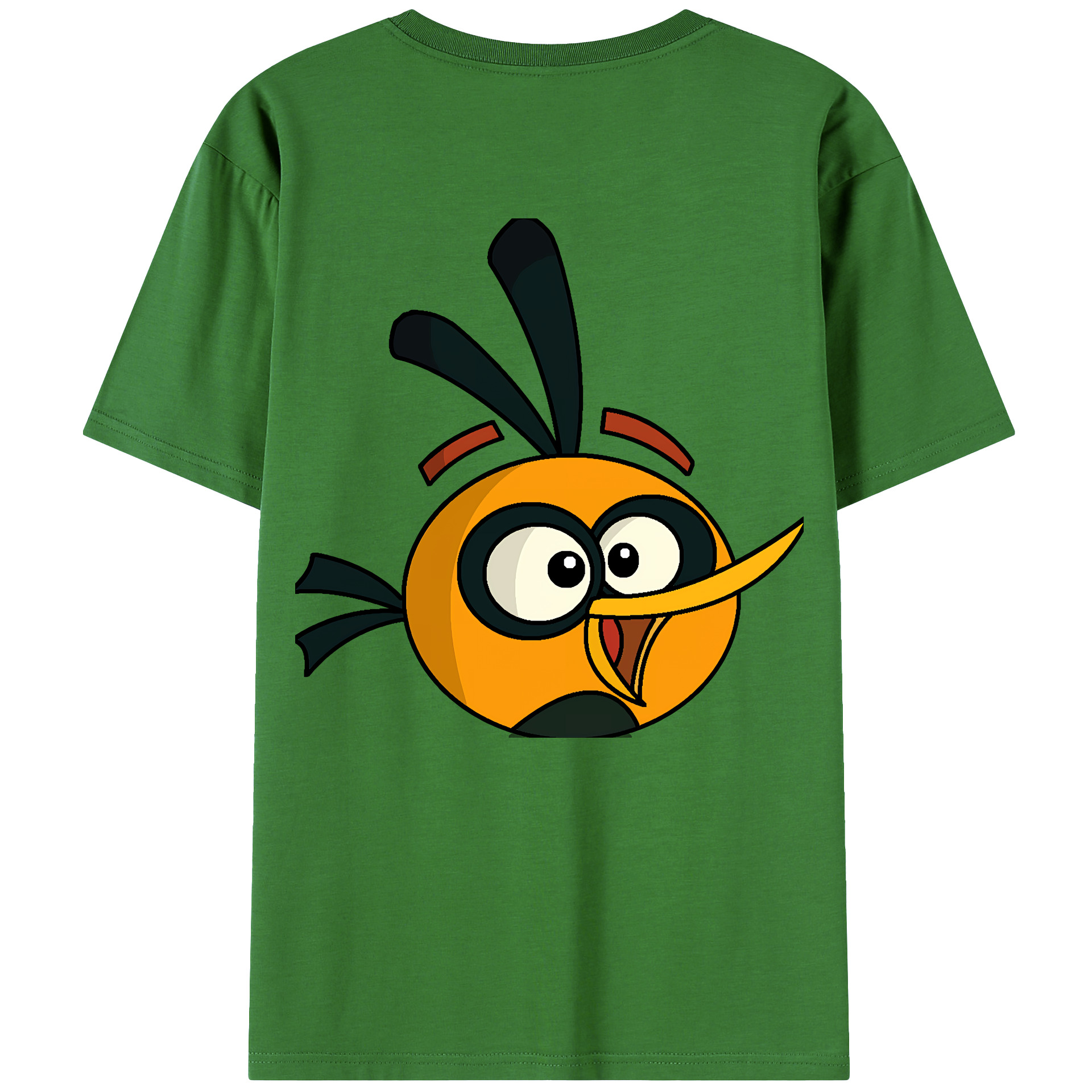 （画像用） Angry Birds アングリーバード レディース半袖Tシャツ(バックプリント)